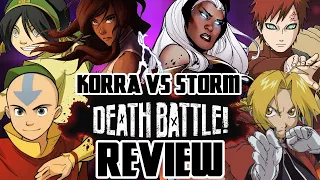 Korra VS Storm (DEATH BATTLE!) Review