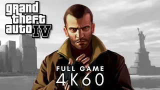 • Grand Theft Auto 4 • FULL GAME ⁴ᴷ⁶⁰ Complete Walktrhough NO COMMENTARY