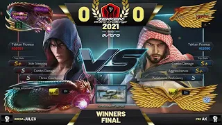 Jules (Jin/Bob) vs. AK (Shaheen/Geese/Akuma) - TOC 2021 Philippines & East Asia Masters: WF