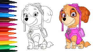 How to Draw Paw Patrol Skye | Easy & Fun Drawing | #pawpatrol #art #drawing #cartoon