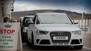 Audi RS4 B8 Avant on track - Goodwood Motor Circuit - April 2022
