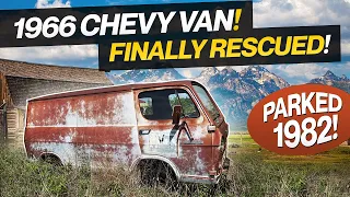 RUSTED OUT?!? JUNK YARD Van saved from the JUNKYARD!