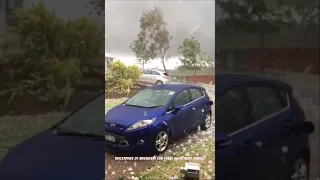 ⛈️Massive Hailstorm Falling😲#youtube #shorts #hailstorm #yt