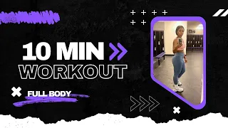 10 Minute Full Body Dumbbell Workout Home or Gym