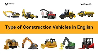 Type of Construction Vehicles in English #shorts #vehicles #vocabulary