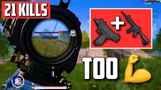 M416 & UZI TOO GOOD FOR THIS SQUAD! | 21 Kills | PUBG Mobile Pro TPP Solo vs Squads Gameplay