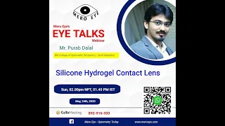 Silicone Hydrogel Contact Lens by Mr. Purab Dahal