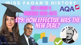 How effective was Roosevelt's New Deal? GCSE AMERICA 1920-1973 | Get a Grade 9!