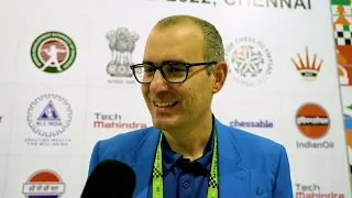 Interview with GM Leinier Dominguez | 44th Chess Olympiad, Round 10 |