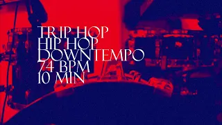 Free Drum Loops - Trip Hop Hip Hop Downtempo 74 BPM 10  min - Download