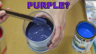 How To Make Purple Colour With Primary Colours   Acrylic Paint