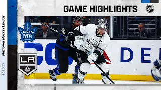 Maple Leafs @ Kings 10/29 | NHL Highlights 2022