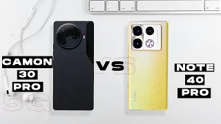 Tecno Camon 30 Pro 5G VS Infinix Note 40 Pro - Which is the Best!?
