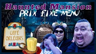 Haunted Mansion Inspired Prix Fixe at Cafe Orleans at Disneyland