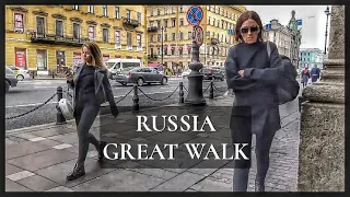 GREAT WALK 🇷🇺 Russia St. Petersburg Walk in the historical center 2024