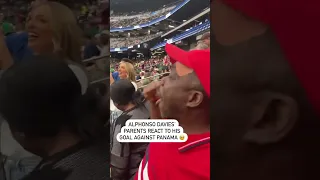 Alphonso Davies’ Parents React To His Goal vs Panama ⚽️