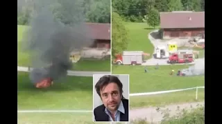 Richard Hammond's car accident : the car burst into flames 2017