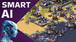 Red Alert 2 | Smart AI Mod - The Great Divide | (5 vs 3 + Superweapons)