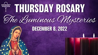 ROSARY THURSDAY, Luminous Mysteries of the Holy Rosary🕯 December 8, 2022 🕯 VIRTUAL ROSARY