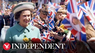 Queen Elizabeth II's jubilees throughout her 70-year reign