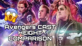 93🍋 views on this video! How?😱  | Avengers cast HEIGHT COMPARISON