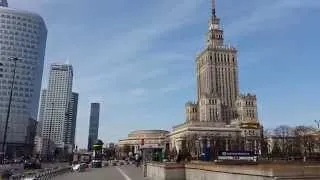 Центр Варшавы: пример записи видео в 4К (Samsung Galaxy S5)