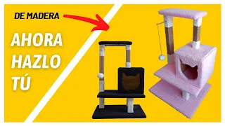 2024👩‍🔧Cómo CONSTRUIR un RASCADOR PARA GATOS😻 [PASO A PASO] | ÁRBOL para GATOS | CAT DIY