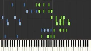 Pirates of the Caribbean 2 - Davy Jones [Piano Tutorial Synthesia] (Patrik Pietschmann)