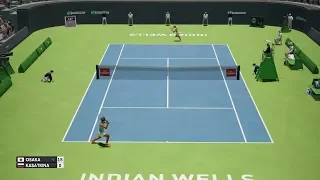 Naomi Osaka vs Daria Kasatkina - BNP Paribas Open - AO Tennis PS4 Gameplay