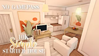 Roblox Bloxburg - No Gamepass Simple Starter Cheap House - Minami Oroi