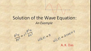 Solution of the Wave Equation An Example