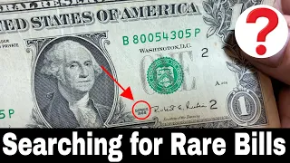 Searching Currency for Rare Star Notes and Rare Bills