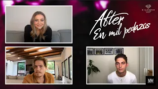 💥 Interview JOSEPHINE LANGFORD, HERO FIENNES-TIFFIN & DYLAN SPROUSE - #AfterWeCollided (ENG/ES)
