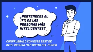 🥇 ¡RETO! 🥇  TEST DE INTELIGENCIA MÁS CORTO DEL MUNDO