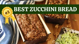 EASY & DELICIOUS Zucchini Bread | Can be gluten, dairy, and sugar free! ⭐️