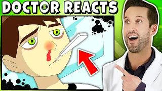 ER Doctor REACTS to Funniest Ben 10 Medical Scenes