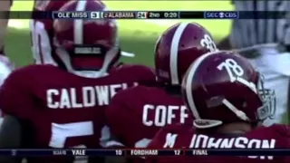 2008 Ole Miss vs. #2 Alabama Highlights