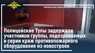 Ирина Волк: Полицейские Тулы задержали участников группы, подозреваемых в серии краж