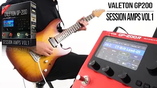 Session Amps vol1 Amp Pack for Valeton GP200 / Sonicake Matribox II | Playthrough (9 Amp Match)