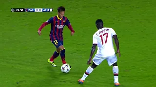 Neymar Jr vs Ac Milan 13-14 (UCL Home) HD 1080i