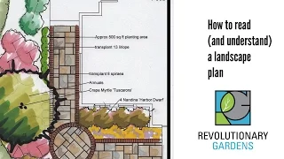 How to read a landscape plan