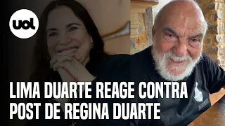 Lima Duarte se manifesta contra Regina Duarte por post em apoio a Bolsonaro