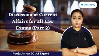 Discussion of Current Affairs of December With MCQs | Part 2 | For all other Law Exams | Pooja Aman