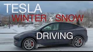 Tesla Model Y - Winter Driving TOP 3 TIPS &  Regenerative Braking ISSUE