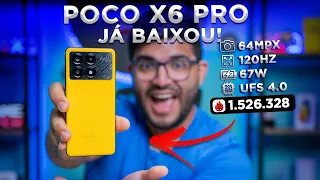 BAIXOU! Poco X6 Pro é o novo SUCESSO da Xiaomi em 2024! Potência de Galaxy S24 e preço INCRÍVEL!