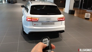 Audi RS6 Performance Matte White Audi Exclusive: In Depth, LED Lights, Interior and more