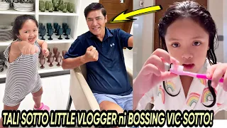 Tali Sotto LITTLE VLOGGER ni BOSSING Vic Sotto at ASAWA na si Pauleen Luna