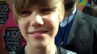 Justin Bieber at the 2010 Nickelodeon Kids Choice Awards