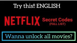 Secret Codes to Unlock 5000+ Netflix Hidden Movies & Shows - 2020 [English]