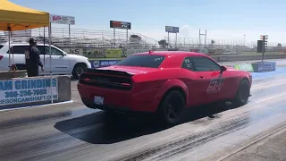 Dodge Demon vs Jeep Trackhawk 1/4 mile